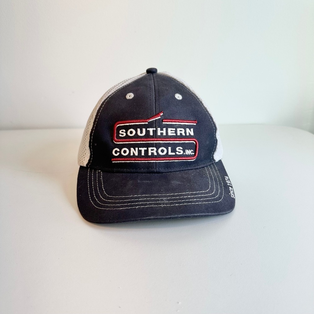 Southern Controls Inc Phoenix Contact Trucker Hat Navy Blue White Mesh Snapback